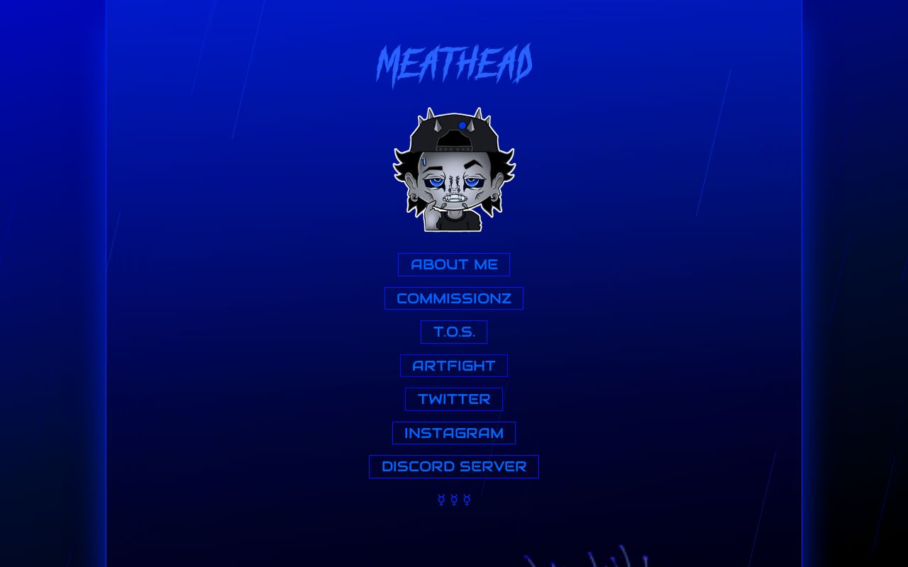 Carrd profile picture for @meathead